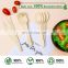 Yada Biodegradable Disposable Wooden Cutlery Flatware Sets Tableware Sets wooden spoon fork knife for Restaurant