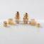 Brass pipe nipple pipe fitting reducing tee joint tube pipe fitting connector