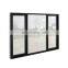 3 panel black aluminum casement and casement window handle