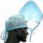 Disposable Nonwoven Doctor Cap with Tie On