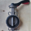 Stainless steel on the clip butterfly valve D373W-16P DN150