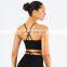 Women Strappy Hollow Backless Sports Shockproof Bras Custom High Quality Sling Yoga Tank Tops