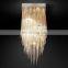 Copper Pendant Natural Feather For Living Room Bedroom Lamp Interior Lighting New Design Simple Restaurant Chandelier Lights