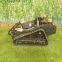 Affordable cordless track-mounted tank lawnmower for sale with best price