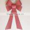 9 inch Red Glitter Ribbon Butterfly/Pull Ribbon Tie Bow for Decorations Xmas/Party