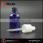 30ml blue pet e-liquid plastic bottle with glass dropper pipette                        
                                                                                Supplier's Choice