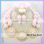 Mitaloo MT0002 African Beads Necklace Earrings Bridal Jewelry Set