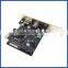 Desktop USB3.0 Gen 1 Type C PCIe controler card PCI express to USB Type C with 2.4A quick charge adaper card