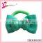 Fast delivery cheap hair scrunchies wholesale ribbon bow elastic band (XH12-2106)