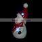 The fine mini led ceramic snowman night light for christmas decoration