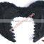 Super Quality Large Black Angel Wings For Party Show Decoration