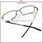 Laura Fairy Italy Designer Black Rectangle Metal Spectacle Optical Frame For Unisex