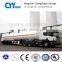 Tri-axle transport cryogenic liquid oxygen nitrogen argon co2 lng tank truck semi-trailer