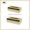 Square plastic tissue box chrome