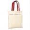 plain standard size canvas tote bag shopping crafts