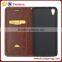 custom card slot Book style leather case mobile accessories for htc desire 826
