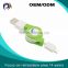 10% Save with quality primacy 0.8m retractable usb A male to micro 5 pin cables
