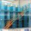 Industrial supported mezzaniner shelving and storage solutions
