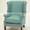 2015 New Design Used Living Room Furniture for Sale With Nailhead Leisure Single Sofa/Wooden Fabric Armchair(KS-06-1)