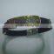 2015 Hot Adjustable Men Silicone Bracelet With Metal