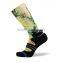 customized cool design dye sublimation basketball socks