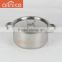 Non-magnetic stainlesss teel induction cookware set with 3pcs kithchen utensils