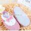 Dancing Party Princess Handmade Cow Suede Soft Bottom Fashion Bowknot Baby Leather Newborn Babies Shoes pink color