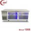 QIAOYI Stainless Steel refrigerated pizza counter