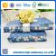 Fashion design style high quality magnetic closure notebook printiing with beautiful blue flower