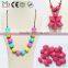 New design 100% silicone fruit Loop Bead Necklace jewelry