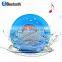 Waterproof Mini Bluetooth Speaker With Suction Cup Rose Red