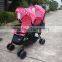 Prams pushchairs and strollers with three position adjustable backrest