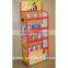 counter top metal snacks display fixture with simple design
