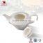 Ceramic dinnerware turkish cheap tea pot bone china tableware