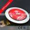 35W 12V 105dB 3A Motorcycle Electric Vehicle Air Horn - silver+Red/Horn-6