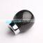 China High Quality New Real Carbon Fiber Ball Silver Shift Shifter Knobs