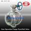 Pneumatic Operate Jacket Insulation stainless steel Ball Valve dn20