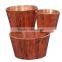 2016 natural decorative mini wooden barrels and buckets wholesale