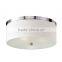New Ceiling Light With White Fabric Shades
