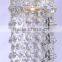 3 lights LED square clear glass pendant lamp