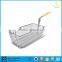 Eco-friendly deep fry wire basket, deep folding deep wire fry basket, french fries fry basket