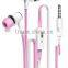 Earphones Headphones Best Quality With MIC 3.5MM Jack Stereo Bass 10 Colors Line 3.5mm Stereo In-ear Earphone Earbuds Headphones