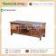 Wooden Storage Box With Plush Seating Option Available