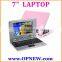 7" Dual Core Cheap LAPTOP Computer Netbook Notebook PC with Android 4.4 WM8880 Dual Core cpu HDM Camera OPNEW 6 Colors in STOCK