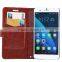 Hot sale leather phone case for Huawei Honor 6 P, factory price leather phone case,