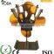 OEM Black Eco-Friendly Heat Powered Wood /Gas/Pellet Stove Fan
