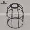 Vintage Iron Cage Edison Bulb Cage Black