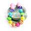 colorful bead easter baby girls chunky necklace in stock rainbow color beaded necklace for baby girl