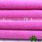 Mulinsen textile 100% polyester dyed knitted pink velvet fabric