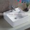 new design art basin ceramic bathroom white basin square shape new design single hole wash basinYB003